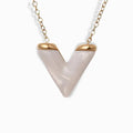 18K Gold Plated V-Shaped Necklace with a minimalist design.