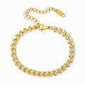 Glozya Adjustable Tiny Heart Bracelet — studio product photo on white background