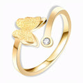 Glozya Butterfly CZ Ring — studio product photo on white background