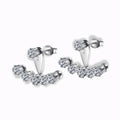 Glozya Ear Jacket Stud Earrings — studio product photo on white background