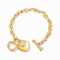Glozya Heart Charm Bracelet — studio product photo on white background
