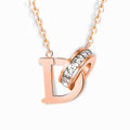 Glozya Letter D Necklace — studio product photo on white background