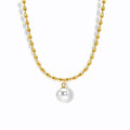 Glozya Pearl Drop Necklace — studio product photo on white background