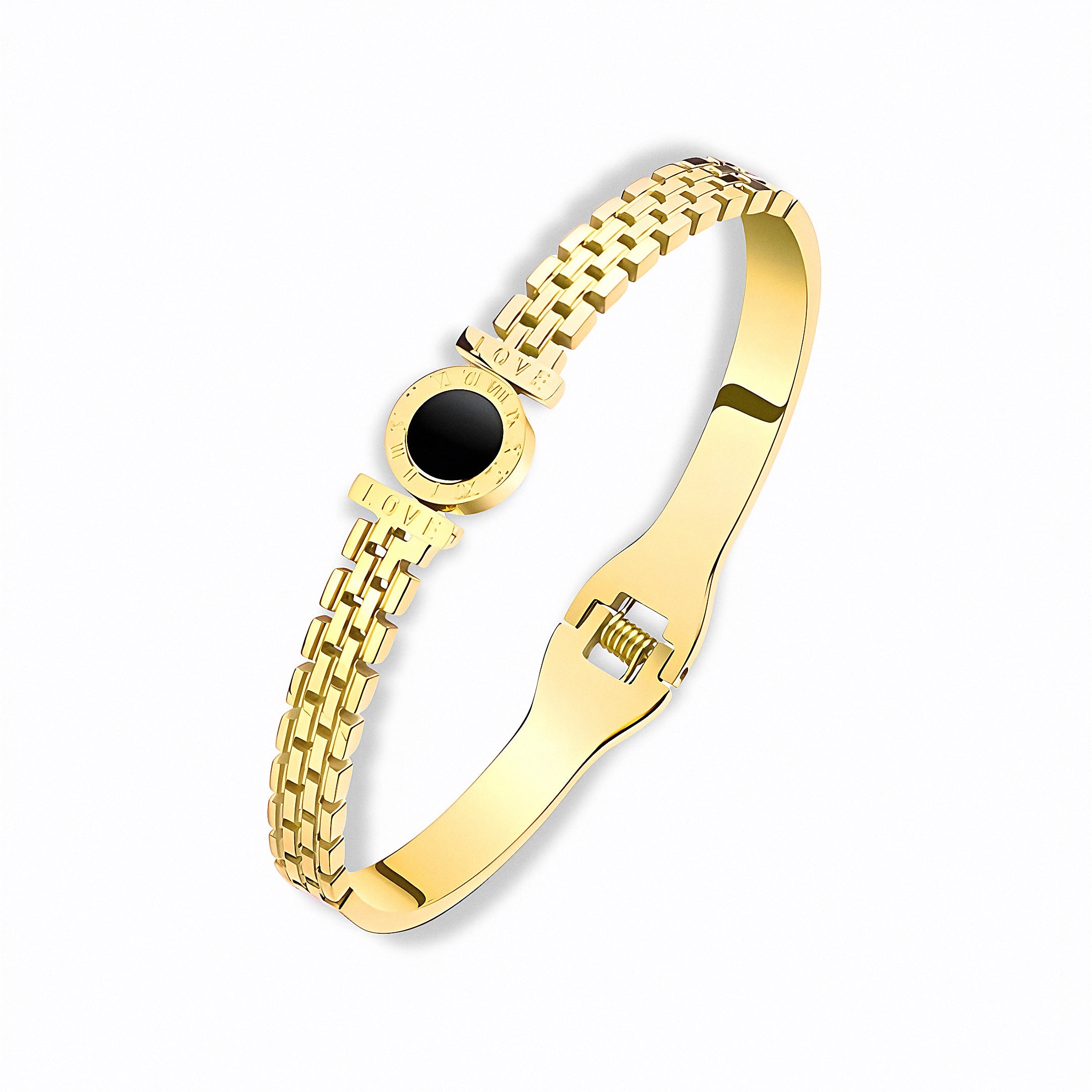 Glozya Roman Numeral Bracelet — studio product photo on white background