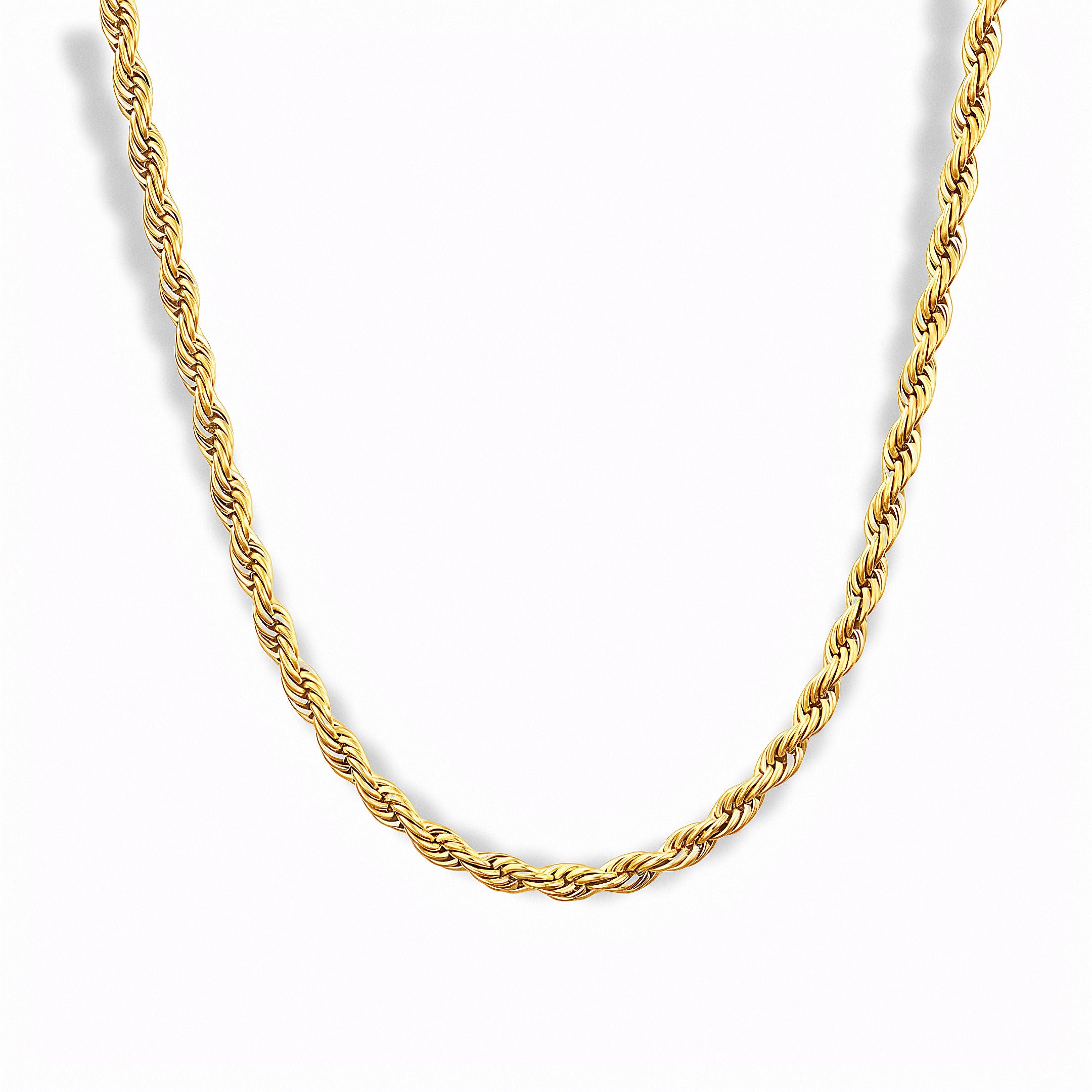 Glozya Rope Chain Necklace — studio product photo on white background