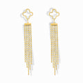 Glozya Tassel Stud Earrings — studio product photo on white background